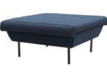 Hocker "LOOKS IX", blau, B:90cm H:45cm T:105cm, 100% Polyester, LOOKS BY WOLFGANG JOOP, Hocker, Hocker, Quersteppung, passend zur Serie LOOKS IX