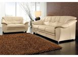 Polstergarnitur SIT & MORE "Savona, B: 148 bzw. 198 cm", beige (creme), H:90cm T:90cm, Sitzmöbel-Sets, Polstergarnitur, Set: 2- & 3er-Sofa, mit Federkern