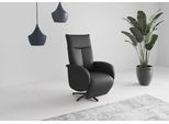 TV-Sessel SIT & MORE "Zora", grau (schwarz), B:75cm H:112cm T:82cm, Sessel, TV-Sessel, wahlweise mit Aufstehhilfe, 2 Motoren und Akku