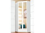 Eckkleiderschrank PRIESS "Bilbao", weiß, H:193cm T:54cm, Schränke, Eckkleiderschrank, mit 3 verschiedenen Fronten