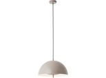 Pendelleuchte "Linnea", grau (taupe), Ø 40cm, 1 Stk., LEGER HOME BY LENA GERCKE, Leuchten, Pilzleuchte, Abhängung 180cm, Pendelleuchte
