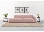 Big-Sofa TRENDMANUFAKTUR "Braga, mit hochwertigem Kaltschaum, Megasofa, in Cord erhältlich", lila (flieder), B:277cm H:72cm T:107cm, 92% Polyester, 8% Nylon, Sofas, Big-Sofa, modernes Big-Sofa, Couch mit hohem Sitzkomfort, 277/72/107 cm (B/H/T)