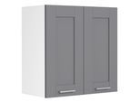 Hängeschrank VCM "Küchenschrank B. 60 cm Hängeschrank Küche Colura", schwarz (weiß, anthrazit), B:60cm T:31cm, Obermaterial: 100% Holz Wood., Schränke, Hängeschrank