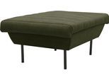 Hocker "LOOKS IX", grün, B:70cm H:45cm T:70cm, 100% Polyester, LOOKS BY WOLFGANG JOOP, Hocker, Hocker, Quersteppung, passend zur Serie LOOKS IX