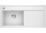 Küchenspüle BLANCO "ZENAR XL 6 S-F", weiß, B:98,75cm H:19cm T:49,75cm, Verbundwerkstoff, Küchenspülen, Küchenspüle, Mit Ablauffernbedienung