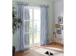 Gardine OTTO HOME "Dimona" Gr. 1, grau (silbergrau), B:140cm H:145cm, Voile, Polyester, Gardinen, Gardine, 2er-Set, Voile, Polyester, Wellen