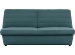 2-Sitzer "LOOKS VIII", blau (petrol), B:185cm H:92cm T:103cm, 100% Polyester, LOOKS BY WOLFGANG JOOP, Sofas, 2-Sitzer, Quersteppung, ohne Armlehnen, in zwei verschiedenen Größen