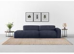 Big-Sofa TRENDMANUFAKTUR "Braga, mit hochwertigem Kaltschaum, Megasofa, in Cord erhältlich", blau (nachtblau), B:277cm H:72cm T:107cm, 100% Polyester, Sofas, Big-Sofa, modernes Big-Sofa, Couch mit hohem Sitzkomfort, 277/72/107 cm (B/H/T)