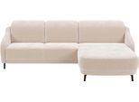 Ecksofa SIT & MORE "Blues L-Form", beige, B:271cm H:93cm T:191cm, 95% Polyester 5% Polyamid, Sofas, Ecksofa, wahlweise mit Klapptisch und USB