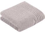 Handtuch VOSSEN "Vienna Style Supersoft", grau (light grau), B:50cm L:100cm, Webfrottier, Baumwolle, Handtücher, Handtuch, Supersoft Baumwolle