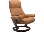 Relaxsessel STRESSLESS "View", braun (taupe paloma), B:78cm H:105cm T:78cm, Leder BATICK: BATICK ist ein leicht korrigiertes, durchgefärbtes und genarbtes Möbelleder, bei dem die meisten Unebenheiten und Spuren in der Regel entfernt wurden.;Leder PALOMA: PALOMA ist ein durchgefärbtes Semianilin-Möbelleder mit natürlicher Narbung.;ROHLEDER Stoff Q2 FARON: Ein fester zuverlässiger Bouclé mit einem s