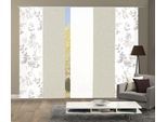 Schiebegardine HOME WOHNIDEEN "5er SET" Gr. 1, beige (sand), B:60cm H:245cm, Polyester, Gardinen, Schiebegardine, Schiebevorhang Digidruck 5er Set AYLA