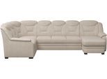 Wohnlandschaft COTTA "Marcus U-Form", beige, B:330cm H:99cm T:211cm, 100% Polyester, Sofas, Wohnlandschaft, wahlweise mit Bettfunktion & Stauraum