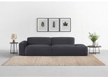 Big-Sofa TRENDMANUFAKTUR "Braga, mit hochwertigem Kaltschaum, Megasofa, Japandi-Design", grau (graphite), B:277cm H:72cm T:107cm, 92% Polyester, 8% Nylon, Sofas, Big-Sofa, modernes Big-Sofa, Couch mit hohem Sitzkomfort, 277/72/107 cm (B/H/T)