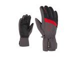 Skihandschuhe ZIENER "LEIF GTX", Damen, Gr. 3,5, grau (magnet), Kunstfaser, Handschuhe Skihandschuhe