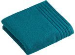 Handtuch VOSSEN "Vienna Style Supersoft", blau (lagoon), B:50cm L:100cm, Webfrottier, Baumwolle, Handtücher, Handtuch, Supersoft Baumwolle