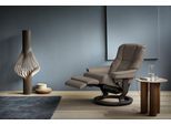 Relaxsessel STRESSLESS "Mayfair", braun (mole batick), B:88cm H:102cm T:76cm, Leder BATICK: BATICK ist ein leicht korrigiertes, durchgefärbtes und genarbtes Möbelleder, bei dem die meisten Unebenheiten und Spuren in der Regel entfernt wurden.;Leder PALOMA: PALOMA ist ein durchgefärbtes Semianilin-Möbelleder mit natürlicher Narbung.;ROHLEDER Stoff Q2 FARON: Ein fester zuverlässiger Bouclé mit einem
