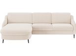 Ecksofa SIT & MORE "Soul L-Form", beige, B:280cm H:90cm T:182cm, 100% Polyester, Sofas, Ecksofa, wahlweise mit Bettfunktion und Bettkasten oder Schubkasten