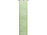 Schiebegardine NEUTEX FOR YOU "Padova" Gr. 5, grün, B:57cm H:265cm, Scherli, Polyester, Gardinen, Schiebegardine, inkl. Beschwerungsstange, Halbtransparent, Fransen-Effekt, modern
