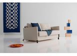 Schlafsofa INNOVATION LIVING ™ "Cubed Klappsofa, hochwertige Schlaffunktion, Design und extra Komfort", beige (sand), B:154cm H:77cm T:103cm, Sofas, Schlafsofa, Frontauszug, sehr platzsparend, abgewinkelt Sitzen, waagerecht liegen