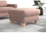 Polsterhocker HOME AFFAIRE "Summer", rosa (altrosa), B:77cm H:48cm T:67cm, 95% Polyester, 5% Polyamid, Hocker, Polsterhocker, inkl. Stauraum, Cord-Bezug