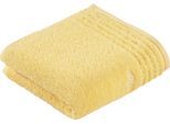 Handtuch VOSSEN "Vienna Style Supersoft", gelb (citro), B:60cm L:110cm, Webfrottier, Baumwolle, Handtücher, Handtuch, Supersoft Baumwolle