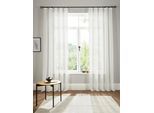 Gardine OTTO HOME "Fiete" Gr. 4, beige (natur), B:140cm H:245cm, Polyester, Gardinen, Gardine, Leinen Optik, Sichtschutz, halbtransparent, einfarbig, Leinenoptik