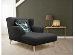 Loveseat HOME AFFAIRE "Baggio Kuschel Mega Lounge Big Sessel", grau (anthrazit), B:101cm H:99cm T:152cm, 100% Polyester, Sessel, Loveseat