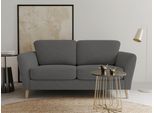 2-Sitzer HOME AFFAIRE "MARSEILLE Kompaktsofa 170 cm, Cord, Flachgewebe, Struktur, Webstoff", grau (dunkelgrau), B:170cm H:88cm T:90cm, Struktur fein (58% Polyester, 22% Polypropylen);Filzoptik (100% Polyester);Webstoff (100% Polyester), Sofas, 2-Sitzer, Massivholzbeine Eiche, Landhausstil, Wellenunterfederung