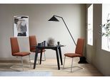 Polsterstuhl STRESSLESS "Laurel", braun (copper paloma, chrom glänzend), B:53cm H:105cm T:60cm, Leder PALOMA: PALOMA ist ein durchgefärbtes Semianilin-Möbelleder mit natürlicher Narbung., Stühle, Polsterstuhl, High Back, Größe M, mit Beinen aus Stahl in Chrom glänzend
