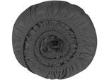 Spannbettlaken SCHIESSER "Flexi für Topper aus 95% Baumwolle und 5% Elasthan in Premium-Qualität", grau (dunkelgrau), B:180cm L:200cm, Jersey-Elasthan, Obermaterial: 95% Baumwolle, 5% Elasthan, Bettlaken, Spannbettlaken, für Matratzen bis zu 10 cm Höhe, MADE IN GREEN by OEKO-TEX