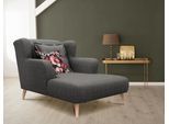 Loveseat HOME AFFAIRE "Baggio Kuschel Mega Lounge Big Sessel", schwarz (asche), B:101cm H:99cm T:152cm, 100% Polyester, Sessel, Loveseat