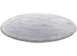 Badematte HOMIE LIVING "Porto Azzurro", grau, H:30mm, Polyester, Badematten, Badematte, Badteppich, uni, rechteckig & rund, waschbar, Badezimmerteppich