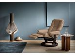 Relaxsessel STRESSLESS "Mayfair", braun (sand dinamica), B:88cm H:102cm T:76cm, Leder BATICK: BATICK ist ein leicht korrigiertes, durchgefärbtes und genarbtes Möbelleder, bei dem die meisten Unebenheiten und Spuren in der Regel entfernt wurden.;Leder PALOMA: PALOMA ist ein durchgefärbtes Semianilin-Möbelleder mit natürlicher Narbung.;ROHLEDER Stoff Q2 FARON: Ein fester zuverlässiger Bouclé mit ein