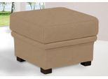 Polsterhocker SIT & MORE "Savona, B: 58 cm", braun (café), B:58cm H:45cm T:58cm, SOFTLUX-Kunstleder;SOFTLUX/Struktur (Korpus in Kunstleder, Sitz und Rücken in Strukturstoff aus 75% Polyester und 25% Viskose);NaturLEDER (echtes Rindsleder in Sitz und Rücken, Korpus in farblich Kunstleder);Luxus-Microfaser Altara Nubuck (100% Polyester, Hocker, Polsterhocker, individuell zu kombinieren