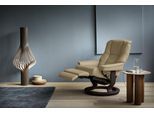 Relaxsessel STRESSLESS "Mayfair", beige (sand paloma), B:79cm H:101cm T:77cm, Leder BATICK: BATICK ist ein leicht korrigiertes, durchgefärbtes und genarbtes Möbelleder, bei dem die meisten Unebenheiten und Spuren in der Regel entfernt wurden.;Leder PALOMA: PALOMA ist ein durchgefärbtes Semianilin-Möbelleder mit natürlicher Narbung.;ROHLEDER Stoff Q2 FARON: Ein fester zuverlässiger Bouclé mit einem
