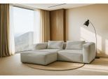 Ecksofa HOME AFFAIRE "Tvinnet", beige (cream), B:228cm H:73cm T:166cm, 94% PES 6% NY, Sofas, Ecksofa, Breite 228 cm, extra tiefe Sitzfläche, kubisches Sitzvergnügen