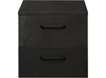 Mehrzweckschrank MÄUSBACHER, schwarz (schwarzstahl), B:50cm H:50cm T:35cm, Holzwerkstoff, Schränke, Mehrzweckschrank