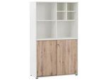 Aktenschrank Set U1000R Weiß/Wildeiche