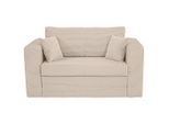 Xora Jugend- UND Kindersofa , Hellbraun , Textil , Füllung: Schaumstoffflocken,Schaumstoffflocken , 136x78x72 cm , Wohnzimmer, Sofas & Couches, Schlafsofas