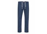Leinenhose BLEND "Leinenhose BHLanias", Herren, Gr. L, N-Gr, blau (navy), Obermaterial: 55% Leinen LI. 45% Baumwolle CO., Hosen
