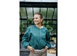 Blouson FREEQUENT "FQNANNI-JACKET", Damen, Gr. XL, schwarz forest, Web, Obermaterial: 73% Polyester, 24% Viskose, 3% Elasthan, unifarben, weit hüftlang, Rundhals, Jacken Blouson, ohne Kragen, mit Reißverschluss