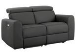 2-Sitzer HOME AFFAIRE "Sentrano", grau, B:152cm H:82cm T:98cm, NaturLEDER/Kunstleder (Das Leder hat eine Dicke von 0, 9-1, 0 mm);Kunstleder;Webstoff (95% Polyester, 5% Nylon);Struktur fein (95% Polyester, 5% Nylon), Sofas, 2-Sitzer, 152 cm, man. o. elektr. Relaxfunktion und USB/Kopfverstellung