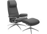Relaxsessel STRESSLESS "Paris", grau (grau batick), B:80cm H:110cm T:74cm, Leder BATICK: BATICK ist ein leicht korrigiertes, durchgefärbtes und genarbtes Möbelleder, bei dem die meisten Unebenheiten und Spuren in der Regel entfernt wurden.;Leder PALOMA: PALOMA ist ein durchgefärbtes Semianilin-Möbelleder mit natürlicher Narbung. ROHLEDER Stoff Q2 FARON: Ein fester zuverlässiger Bouclé mit einem st