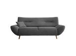 3-Sitzer-Sofa Drago Anthrazit Chenille