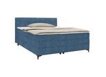 Boxspringbett Bari in Blau ca. 160x200cm