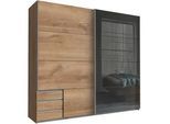 Schwebetürenschrank Valencia Eichefarben ca. 225x210x65cm