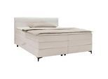 Boxspringbett Bari in Creme ca. 180x200cm