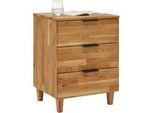 Nachtkästchen Carolina 3 Eichefarben