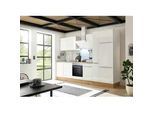 Küchenblock Marleen m. Geräten Weiß Hochglanz B: ca. 310cm